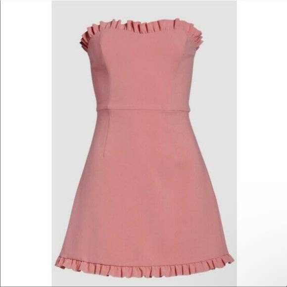 French Connection Pink Whisper Dress Size 4 - Picture 4 of 7